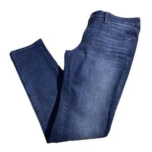 Lucky Brand Skinny Mid-Rise Ankle Jeans - Dark Blue Wash - womens size 4 regular